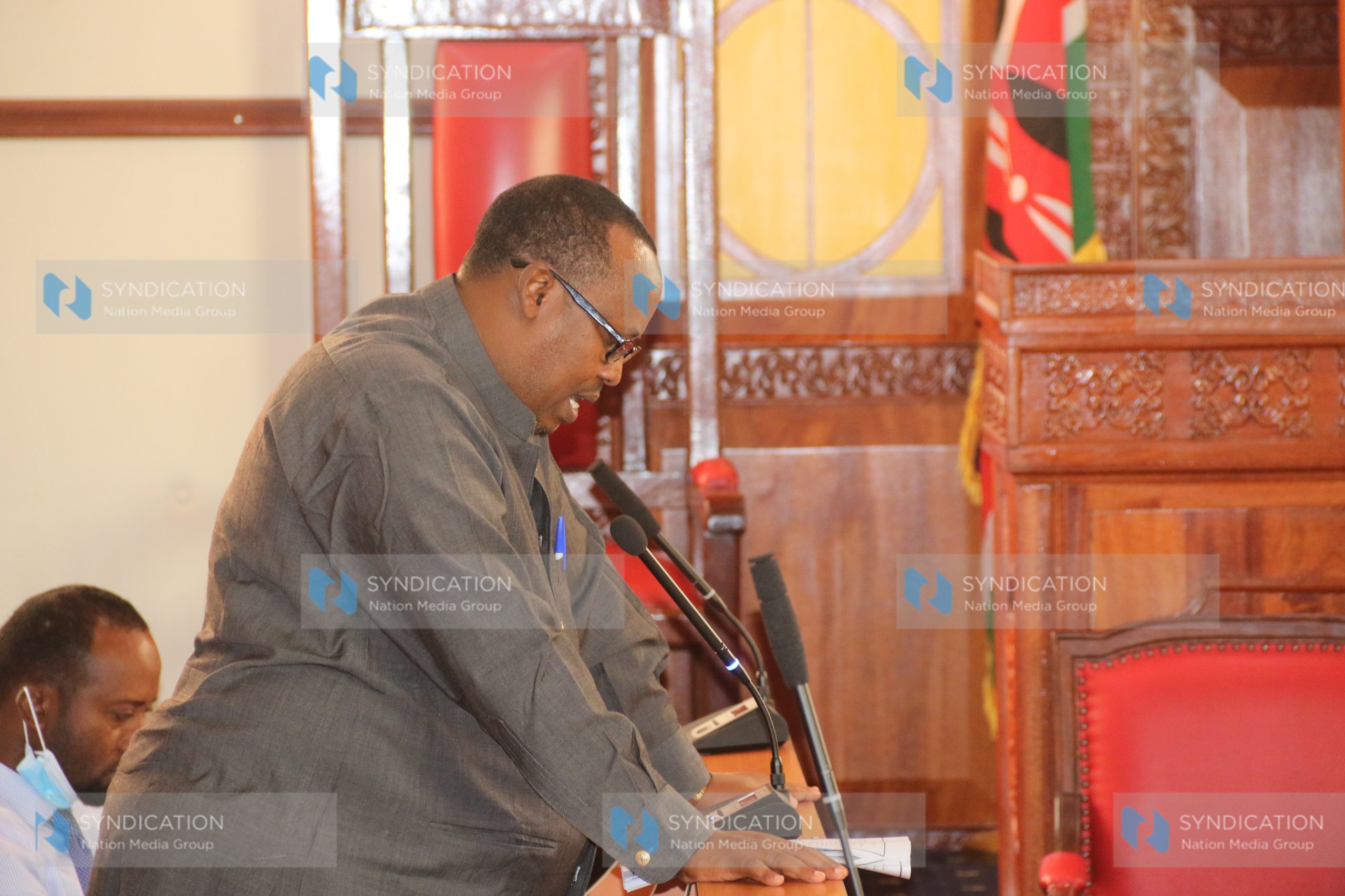 Mandera County Assembly Budget and Appropriation Committee Chairman Ahmed Rashid Mohamed
