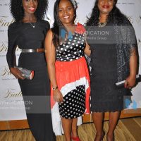 Founder, Model and Fashion Stylist of Fiallis Group Cat Achieng, Senator Naisula Lesuuda and Executive Director of Fiallis Emma Achieng