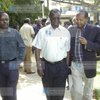 Siakago MP Lenny Kivuti, Energy Minister Kiraitu Murungi, and Mathira MP Ephraim Maina