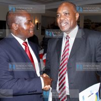NMG Chief Operating Officer Tom Mshindi with Nairobi County Assembly deputy speaker Kennedy Okeyo Ngondi