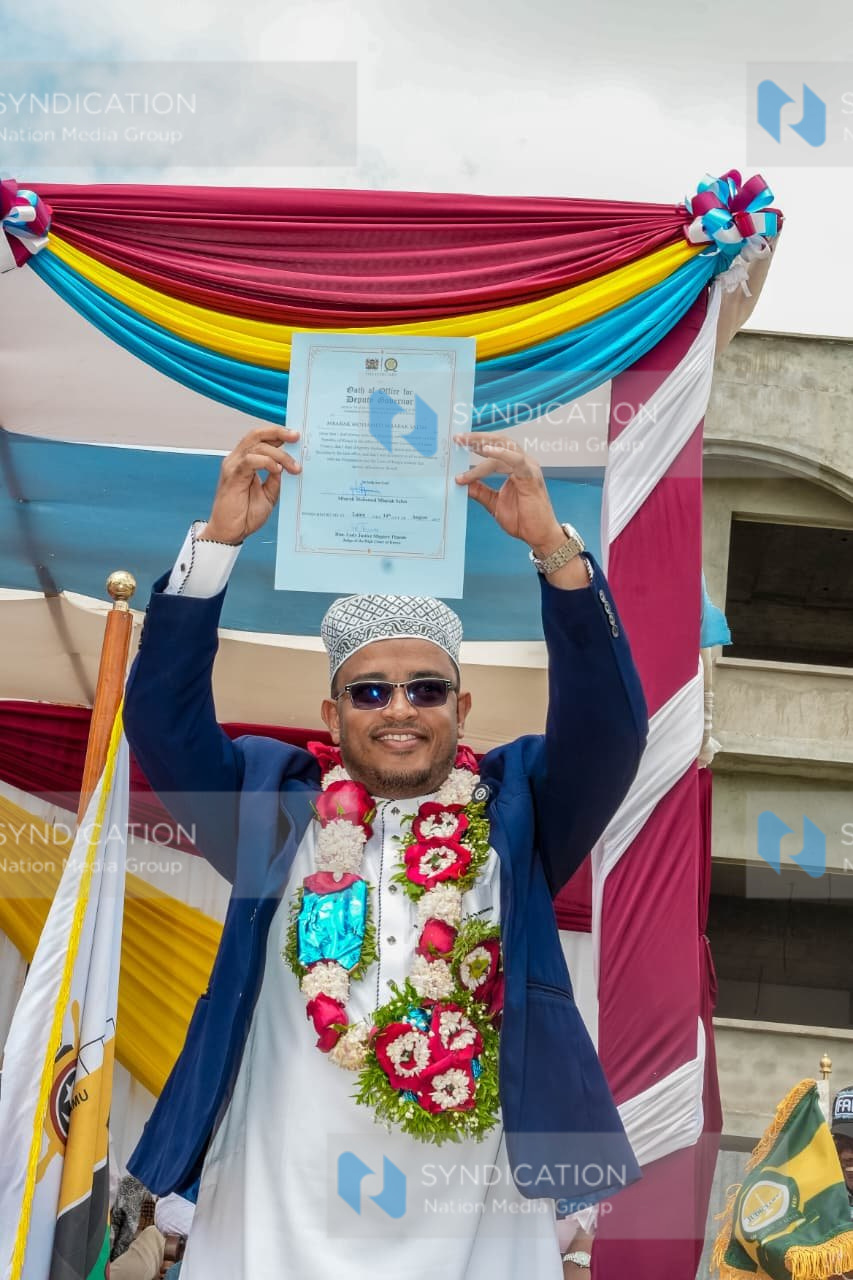 Lamu Deputy Governor Dr Mbarak Mohammed Bahjaj