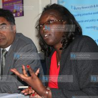 Director Kenya Association of Manufacturers brief the press