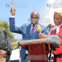 Wisley Rotich takes the oath of office