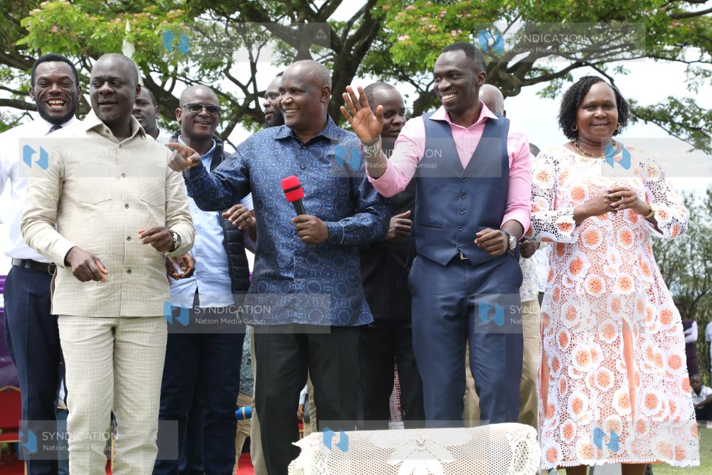 A prayer service at Bongu Full Gospel Church