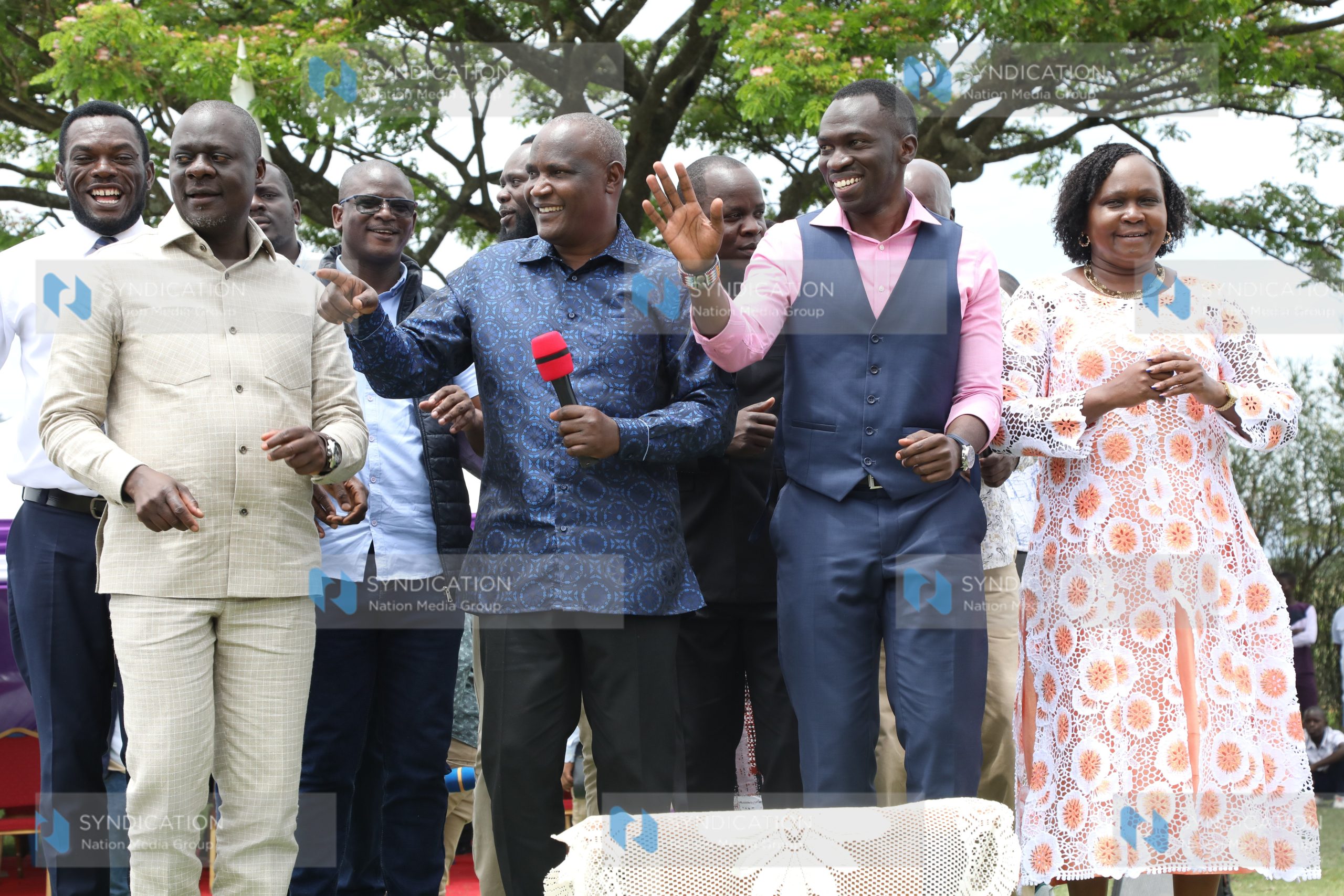 A prayer service at Bongu Full Gospel Church