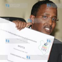 Interim Independent Electoral Commission chairman Ahmed Issack Hassan