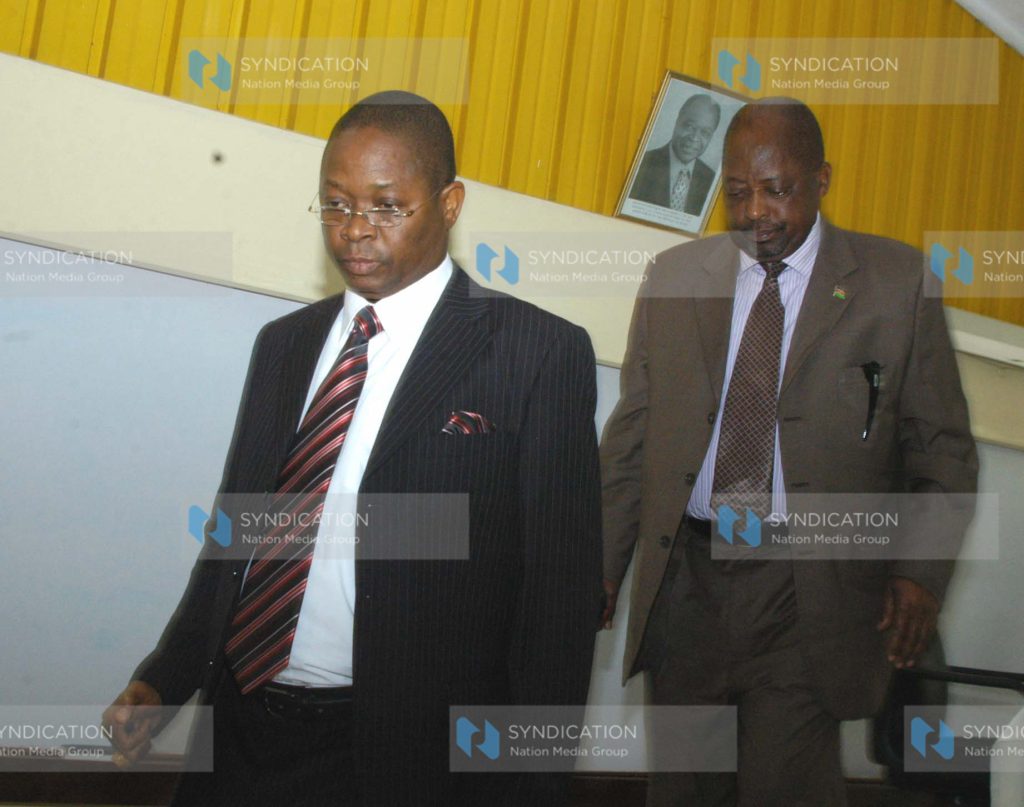 Industrial Court Judge Stewart Madzayo and member Mbwana Warrakha