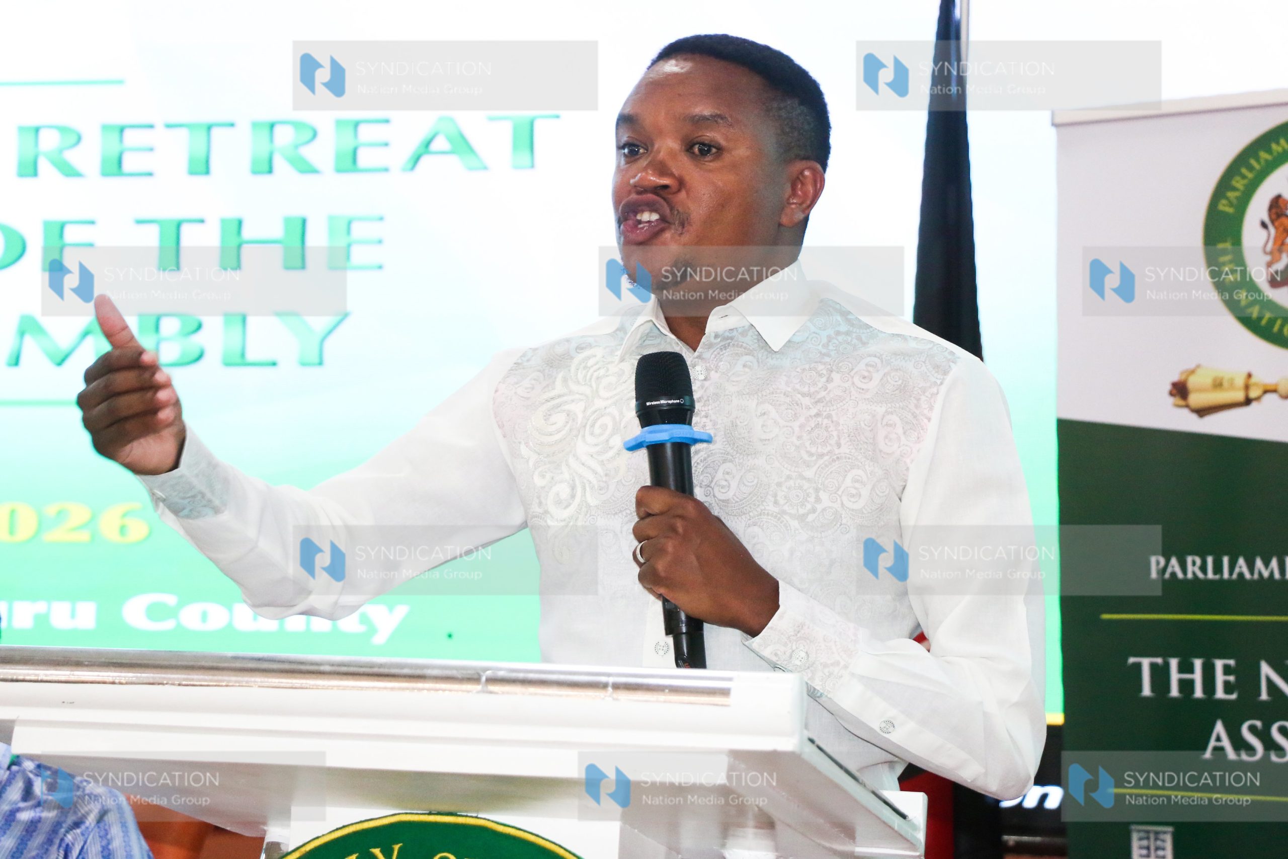 Chairperson of the National Assembly Departmental Committee on Finance and National Planning Kuria Kimani