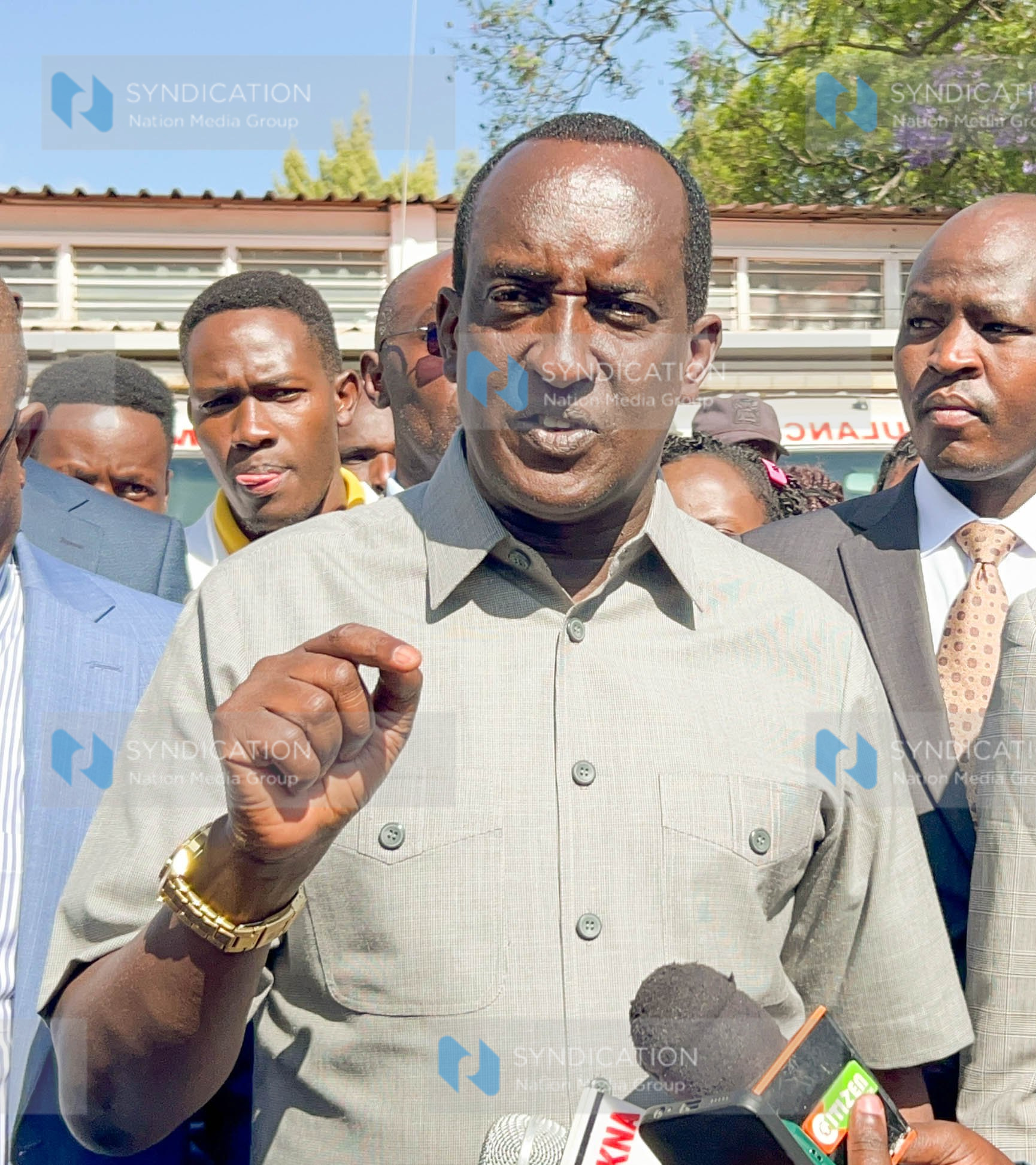 Narok County governor Patrick Ole Ntutu