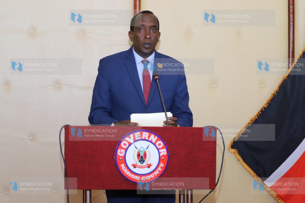 Narok Governor Mr. Patrick Ntutu