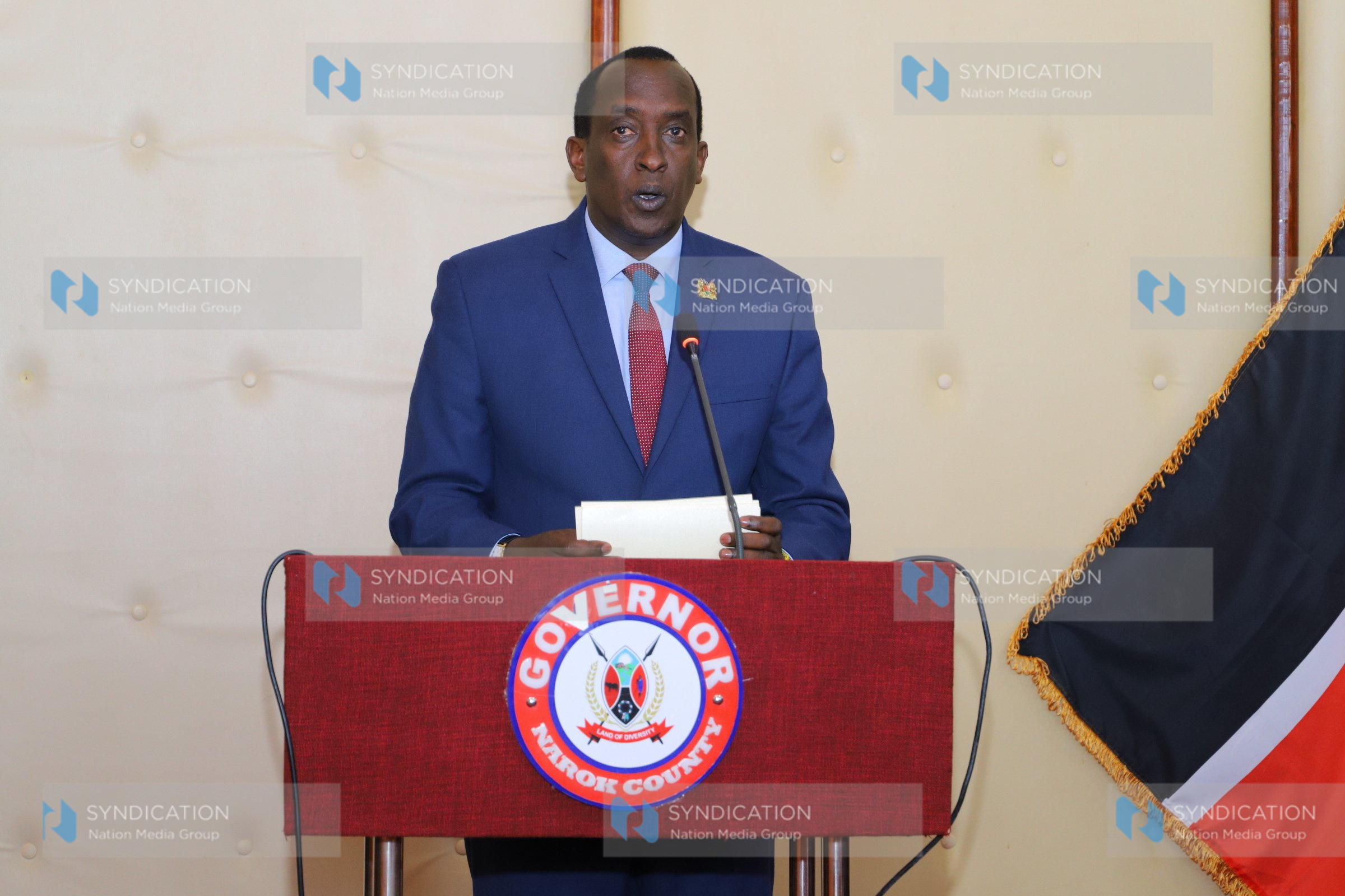 Narok Governor Mr. Patrick Ntutu