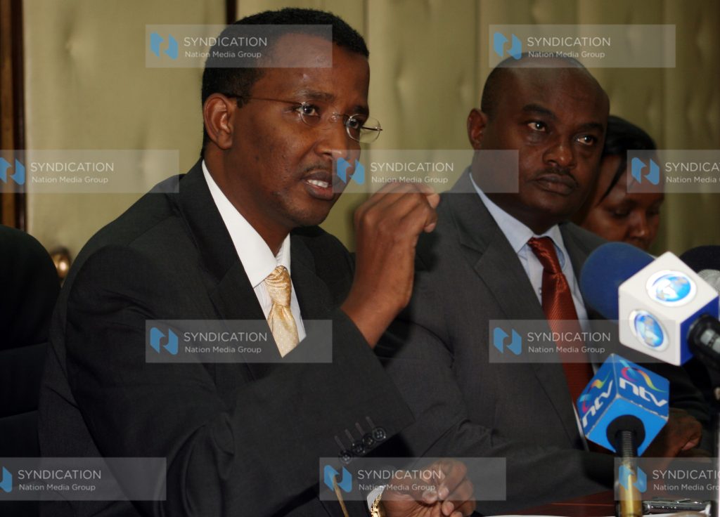 Interim Independent Electoral Commission chairman Ahmed Issack Hassan
