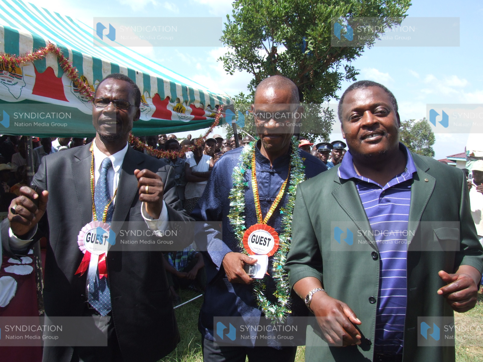 KADDU National Chairman, Cyrus Jirongo of Lugari, Bumula MP Wakoli Bifwoli of PNU, and Kimilili MP Dr. Eseli Simiyu of Ford-Kenya