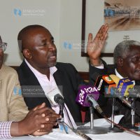 Members of Parliament from Meru region ,Mithika Linturi Kilemi Mwiria and aspirant Mugambi Rindiki
