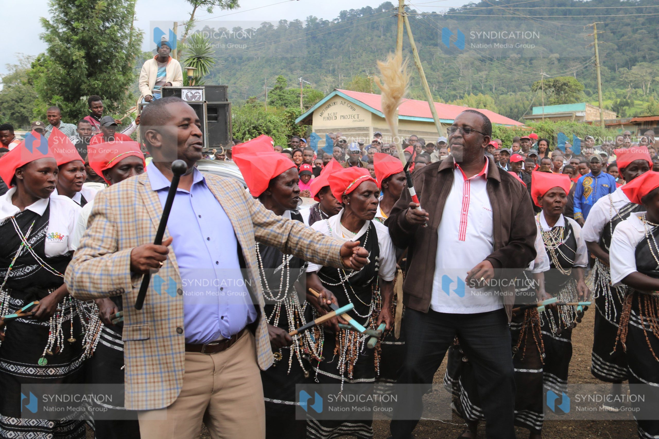 Meru Senator Mithika Linturi together with Tigania East MP Josphat Gichunge