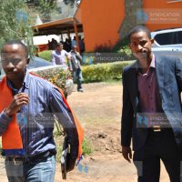 Youth for Raila Group (Vinara) John Kiarie MP aspirant for Dagoretti North and Babu Owino an aspirant for Westlands