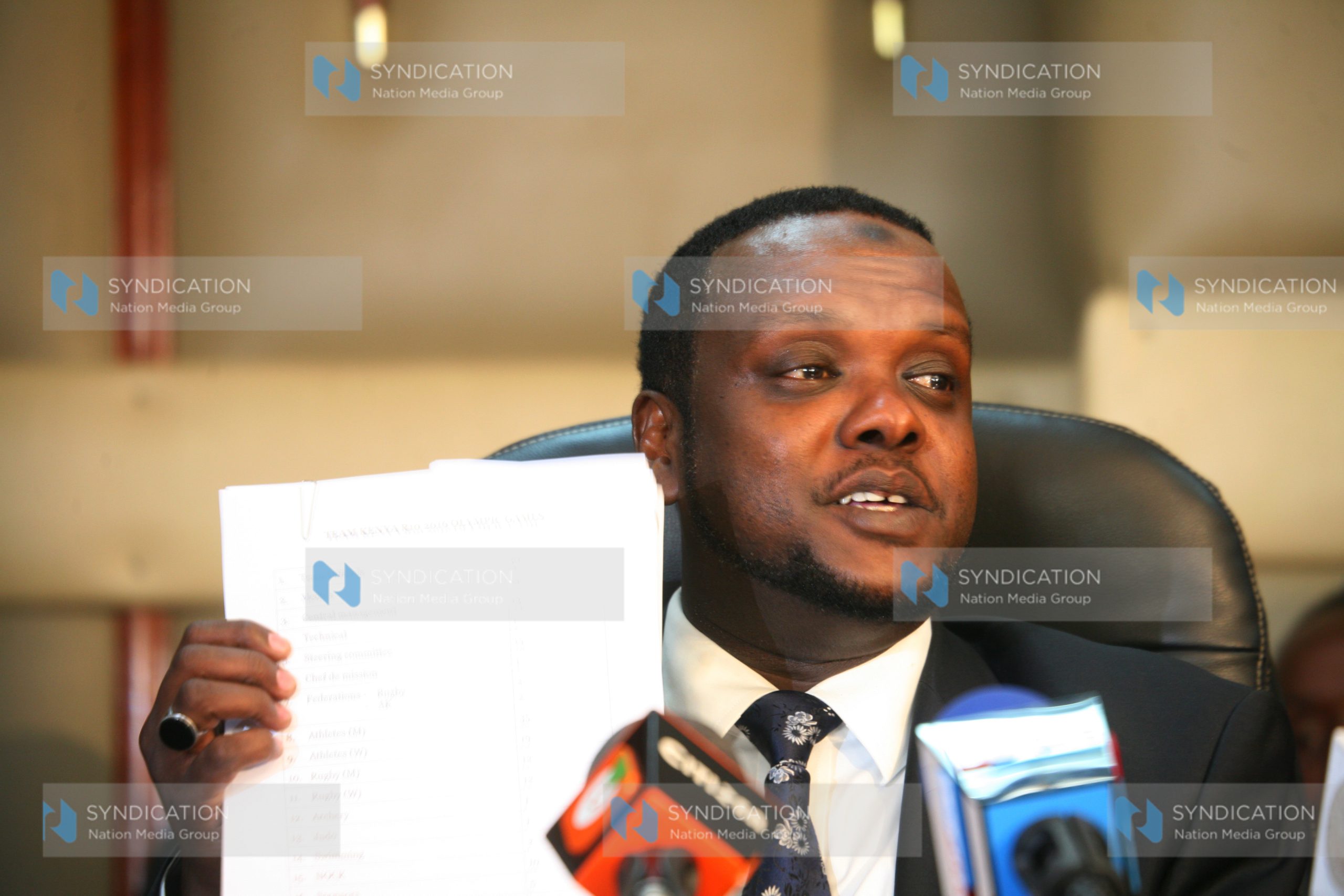 Sports Cabinet Secretary, Hassan Wario