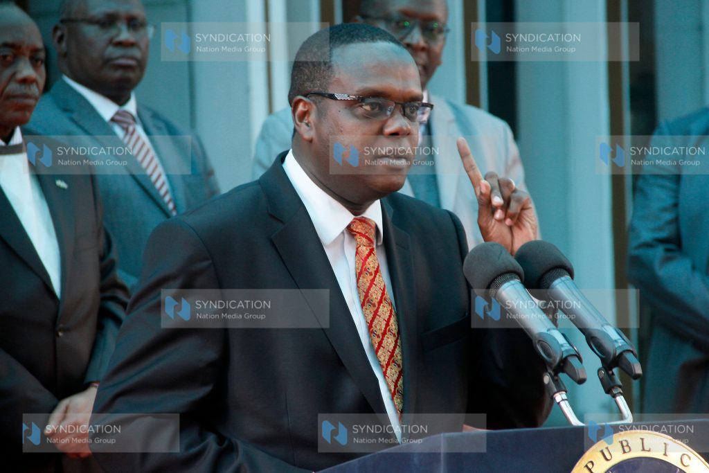 Sports Cabinet Secretary Hassan Wario