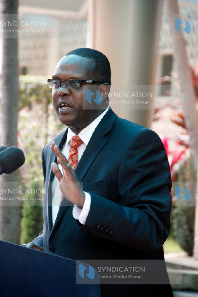 Sports Cabinet Secretary Hassan Wario