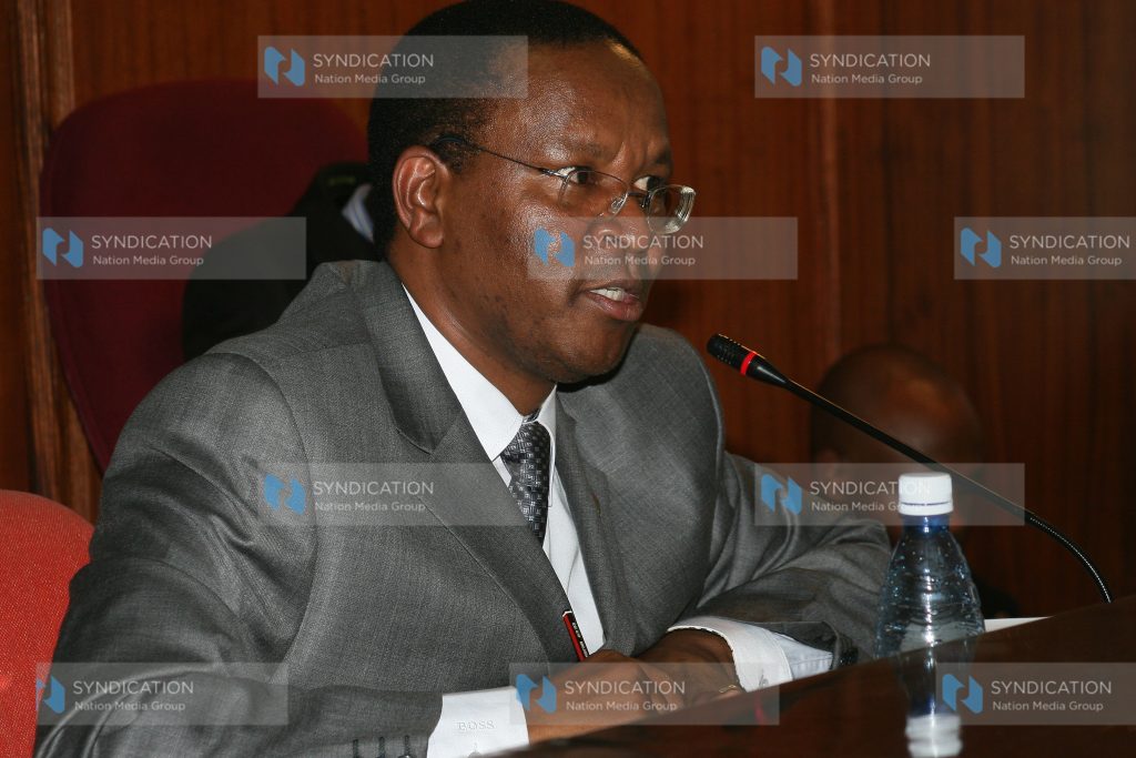 Principal Secretary nominee for Foreign Affairs Eng. Karanja Kibicho