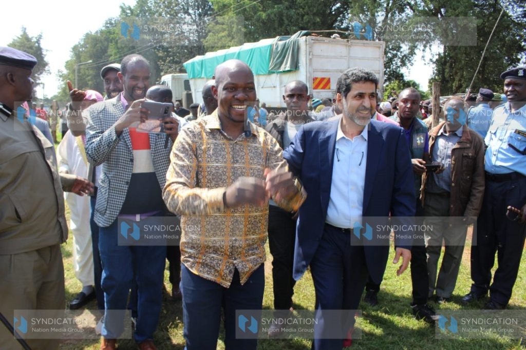 Saboti MP Caleb Amisi and Saudi Arabia Ambassador to Kenya Dr. Mohammed Khayat